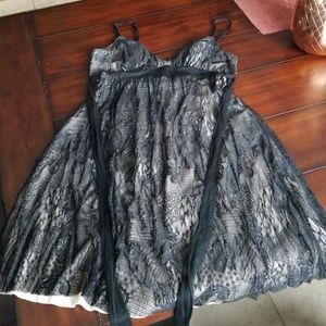 Forever 21 black laced dress